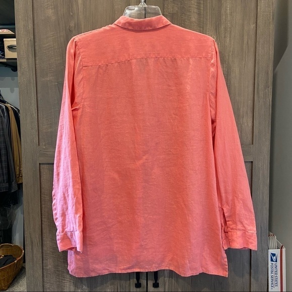 J. Jill Love Linen Long Sleeves Button Down Women's Shirt Size S - Picture 9 of 9